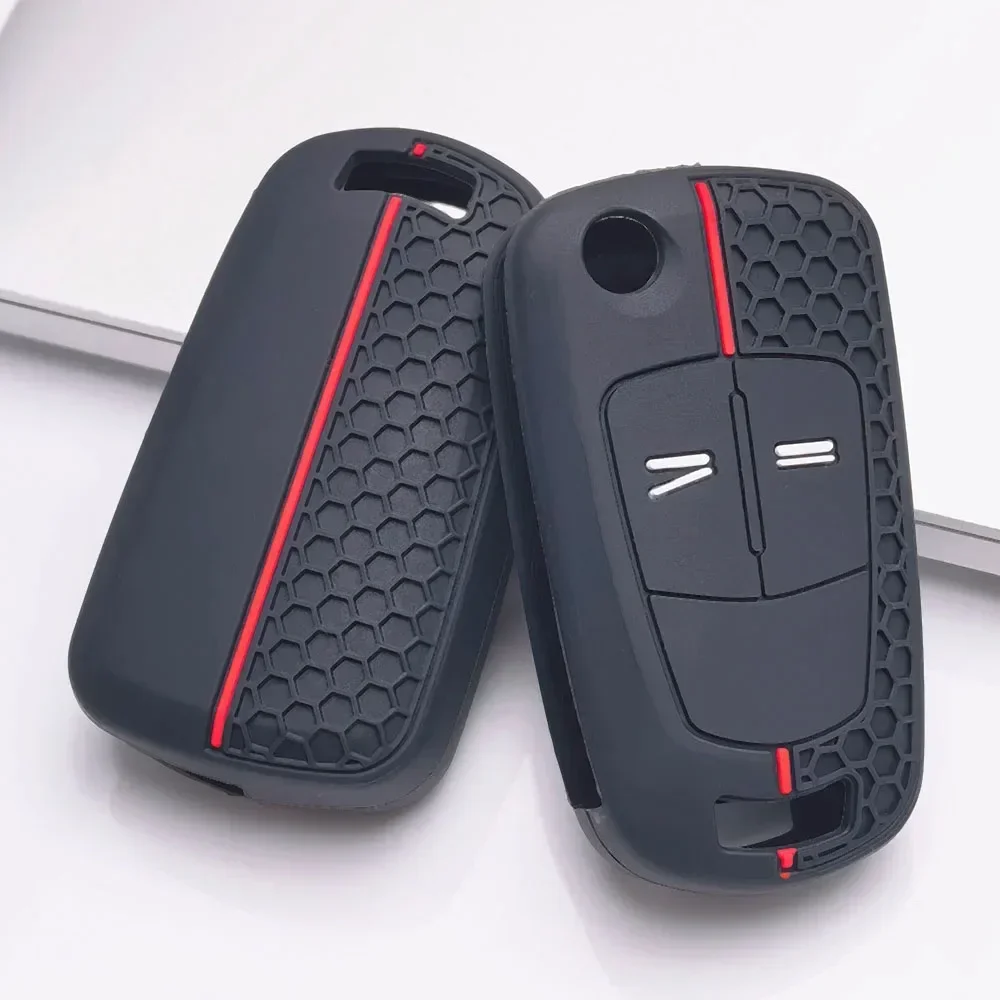 Key Fob Cover for Opel Vauxhall Astra GTC Insignia Vectra Zafira Corsa Meriva Anti-Scratch Shockproof Soft Grip Button Friendly