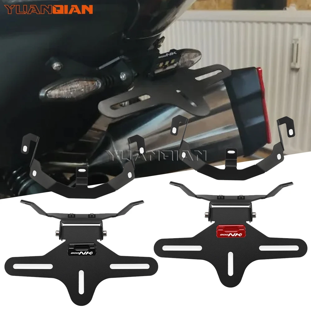 

FOR CFMOTO 800NK 800 NK 2023 2024 2025 Motorcycle Rear Short Tail Stock Tailstock License Plate Holder Bracket Turn Signal Light