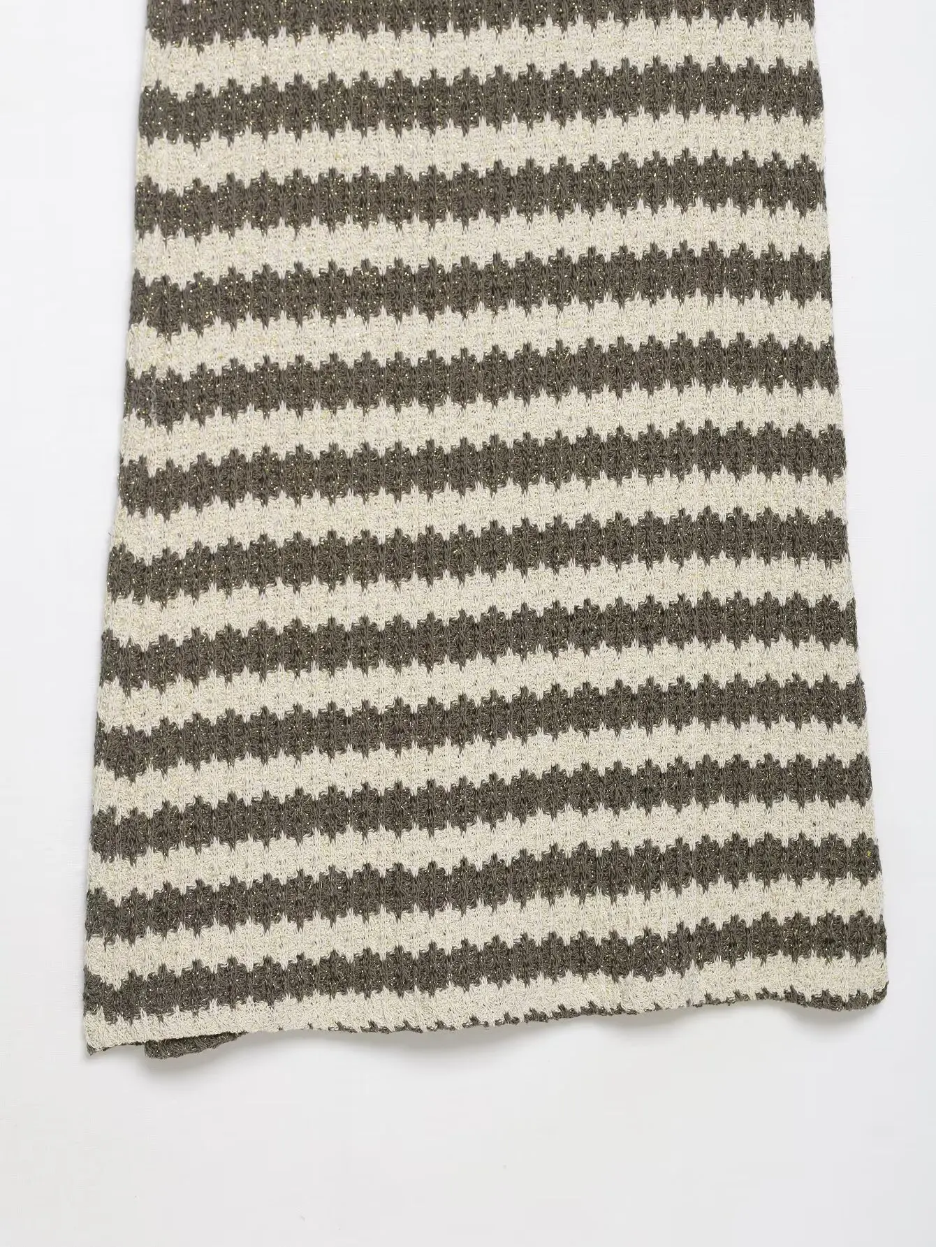 Vestido Sexy elegante de punto a rayas para mujer, vestido largo holgado con cuello de pico, nueva moda, vestido camisola de fiesta de otoño 2024