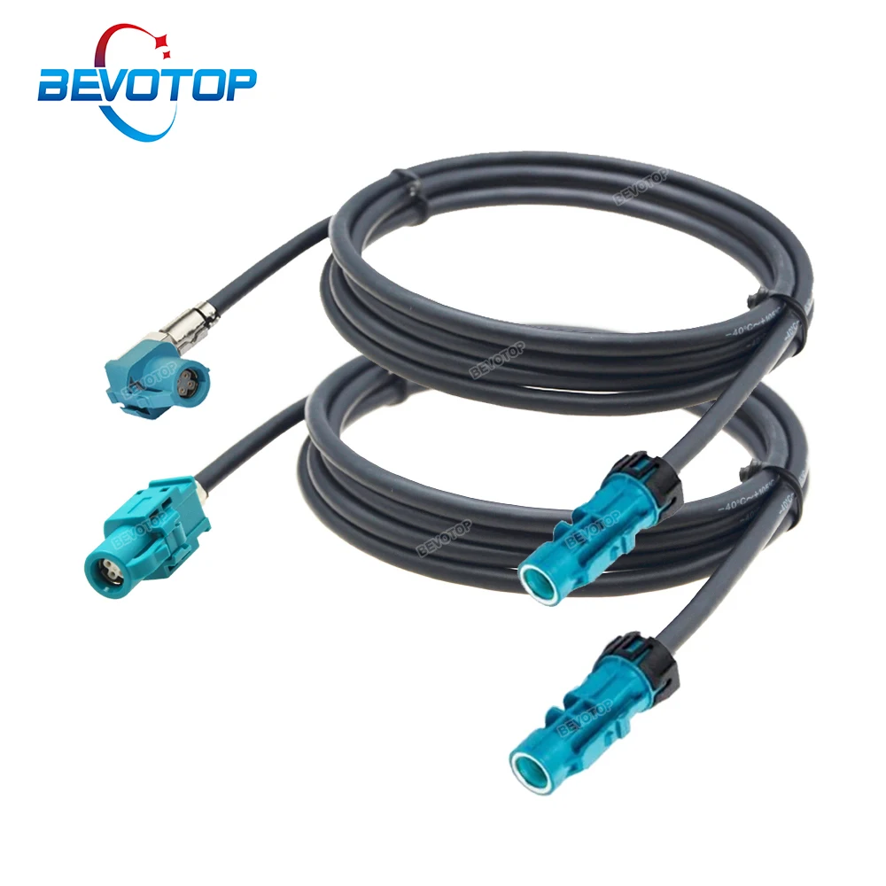 BEVOTOP Wire Harness Waterproof HSD Z Female to Non-Waterproof HSD Z Female Jack 4PIN LVDS Cable High Speed 4 Core 535 Line