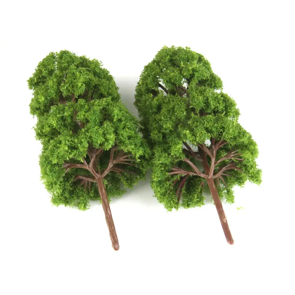 20Pcs Model Trees Train Layout Railway Architecture Diorama Scenery N 0