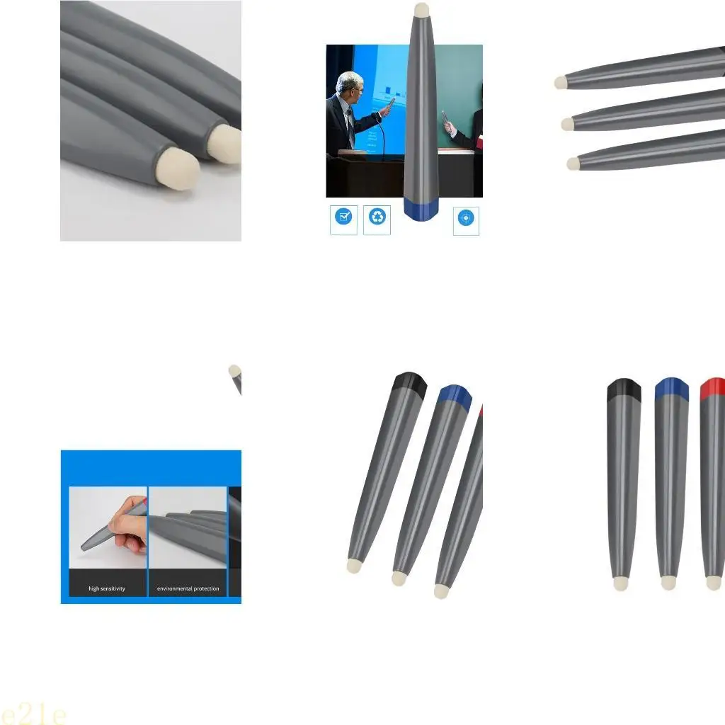 

E21E Electronic Whiteboard Pen Reusable Optical for Touch Pen Screen Pen for School Office for Touch Screen 3