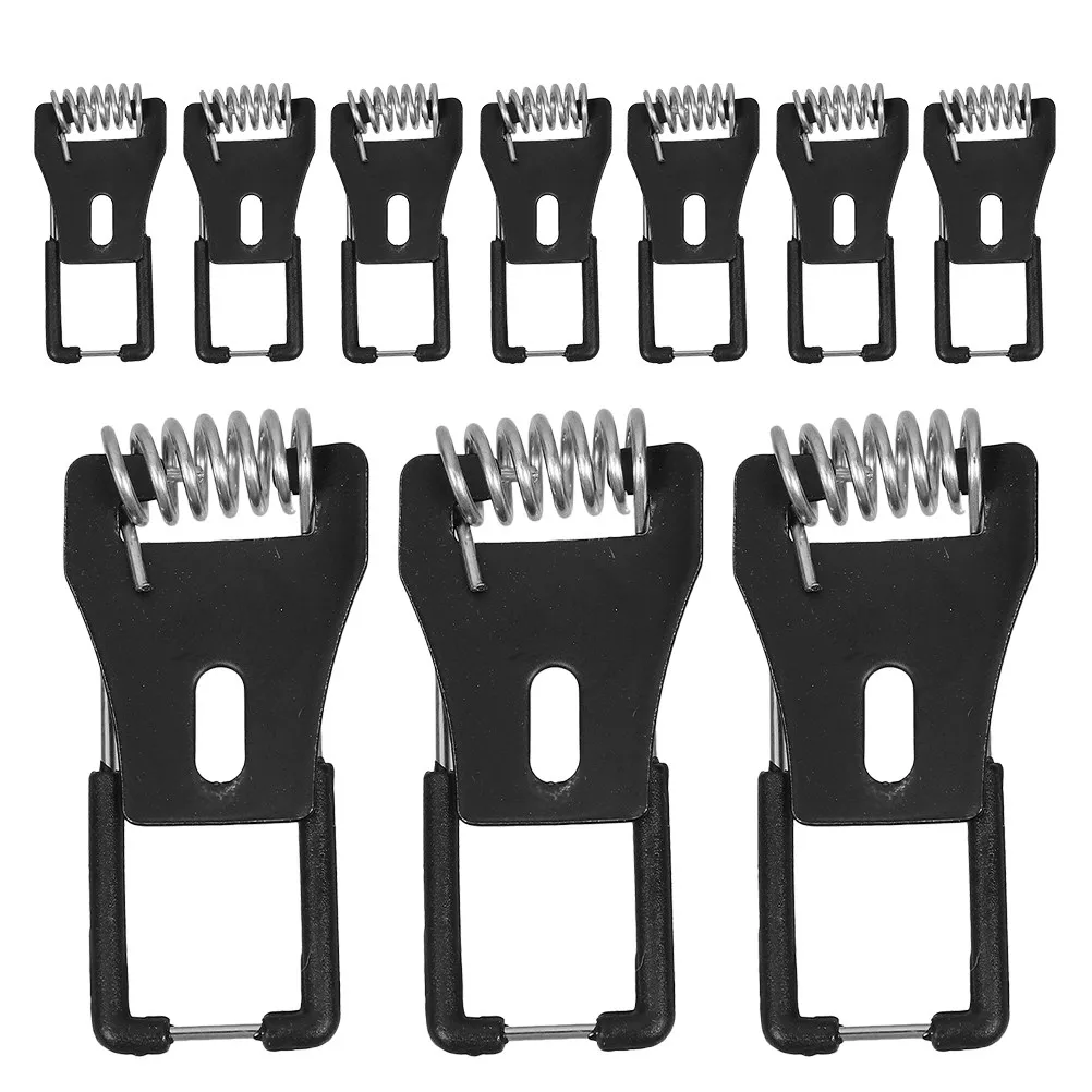 10Pcs Downlight Spring Retainer Clips Metal Recessed Lighting Accessories for LED Ceiling Lamp Installation Fixtures
