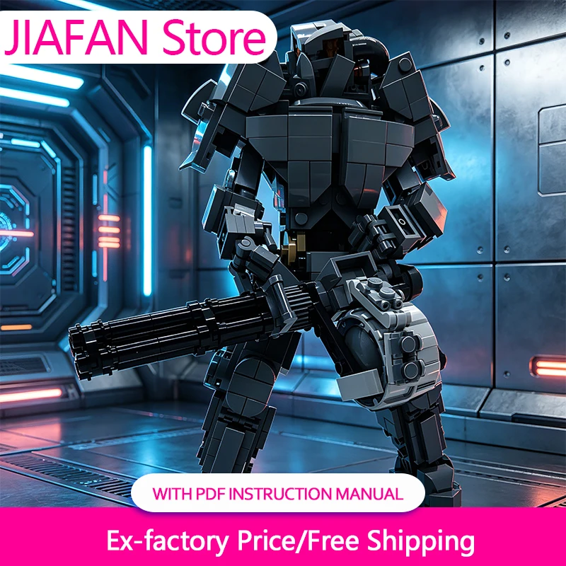 X-01 Radiation-Powered Armor Mechanical MOC 1811 Building Blocks Toy for Children and Adults – Assembly Model Gift