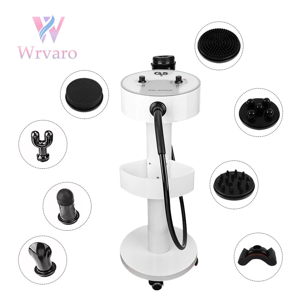 

Высокочастотный вибрационный аппарат для похудения тела G5, 8 головок, массажер для похудения, уменьшения жира с тележкой, салон красоты