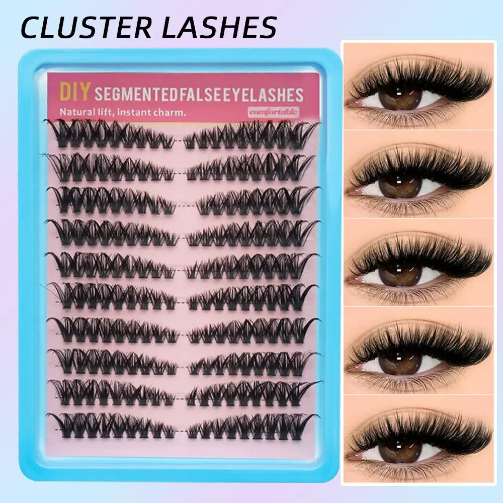 180 مجموعات ثلاثية الأبعاد رقيق مزيج الرموش الصناعية لتقوم بها بنفسك النمط الغربي حليقة سميكة واحدة رمش مجموعات المرأة سموكي ماكياج أداة #1