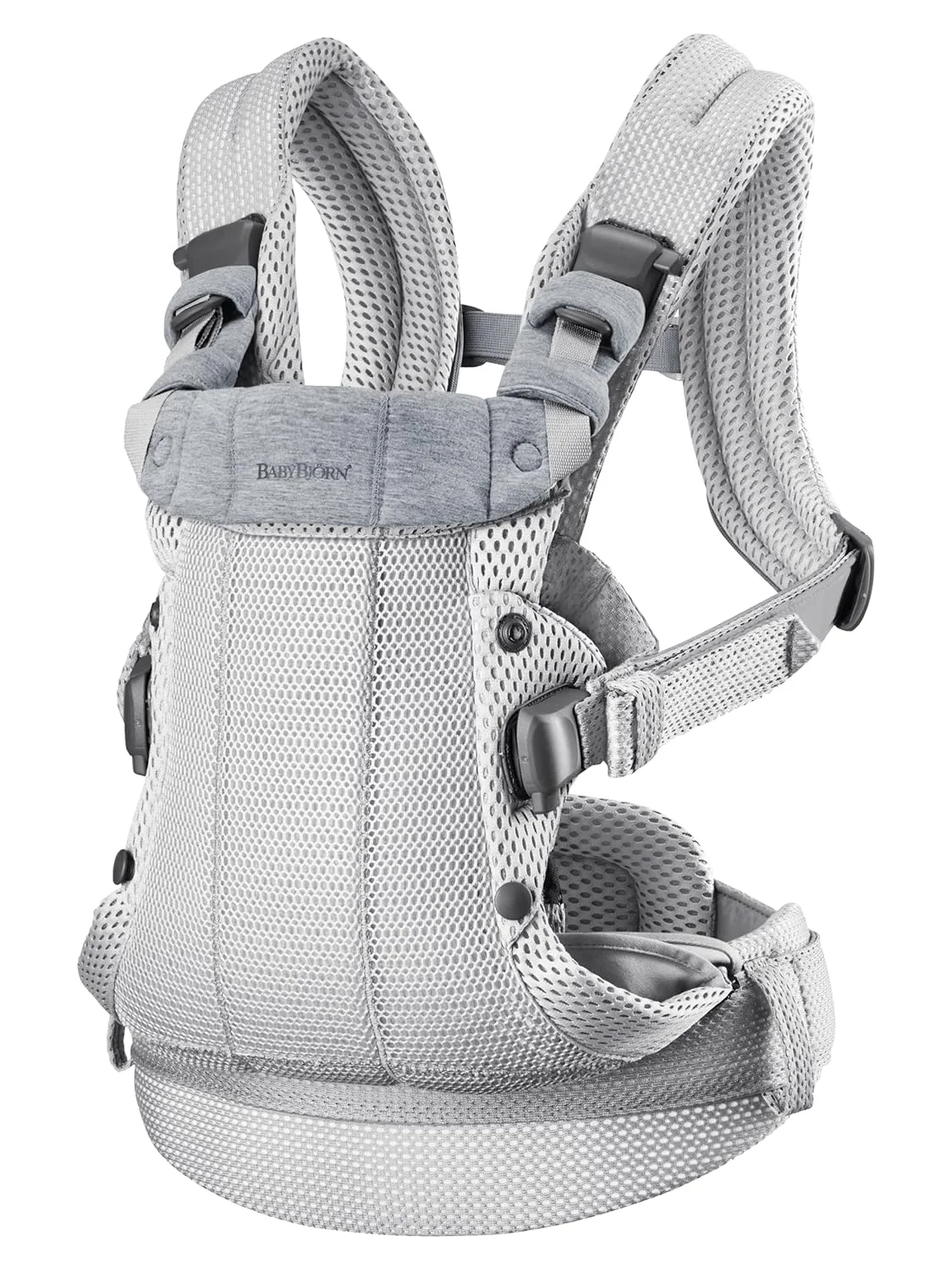 Детская переноска BabyBjorn из 3D-сетки |   Эргономичный дизайн 3-в-1 для новорожденных и малышей (от 7 до 40 фунтов)