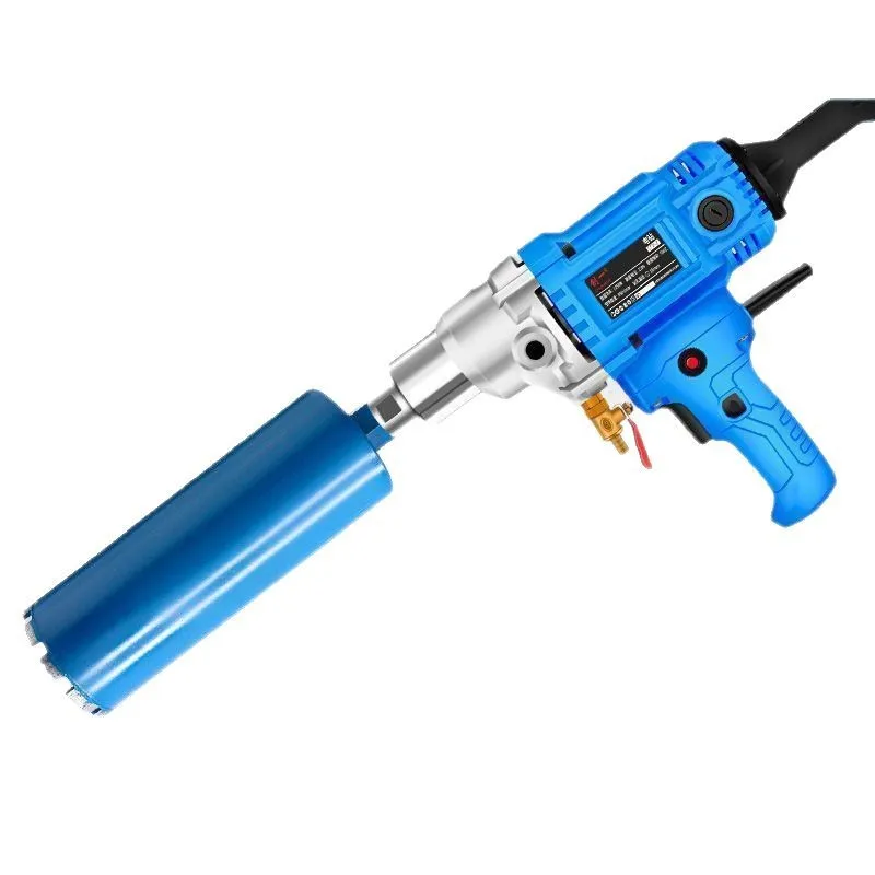 

Water drilling rig wet and dry high-power drilling machine desktop concrete air conditioner opening water drilling machine
