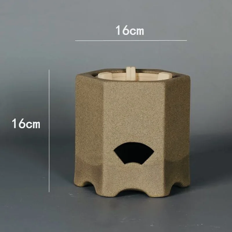 Liter fire teapot warmer Alcohol tea stove Portable Ceramic charcoal burner Kung fu tea Stove High temperature Clay Tea pot set