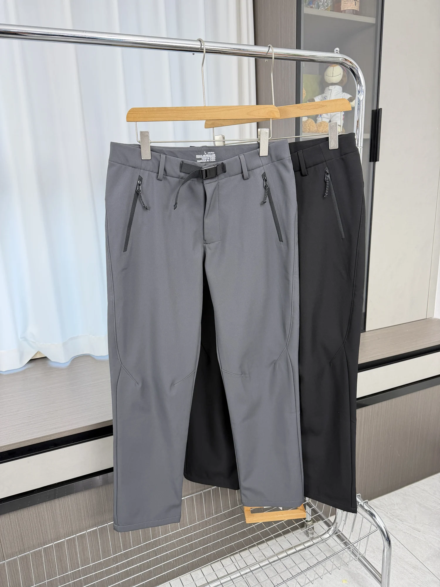 

Мужские брюки Treasure Men's Fce с мягкой подкладкой, ветрозащитные, водонепроницаемые, повседневные, прямого кроя, осенне-зимняя функциональная серия