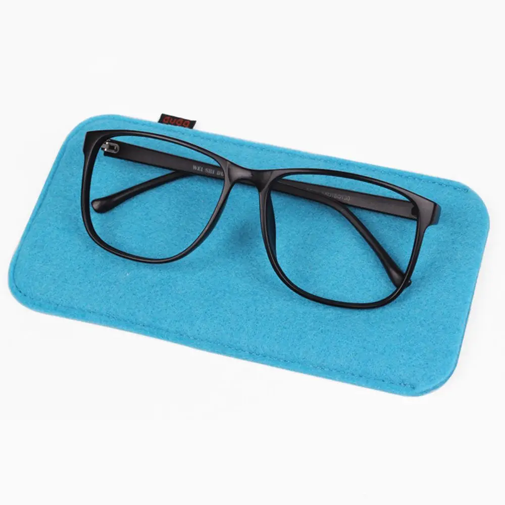 Soft Phone Bag Container Felt Cloth Acceaaories Sunglasses Glasses Box Glasses Storage Glasses Bags Sunglasses Bag