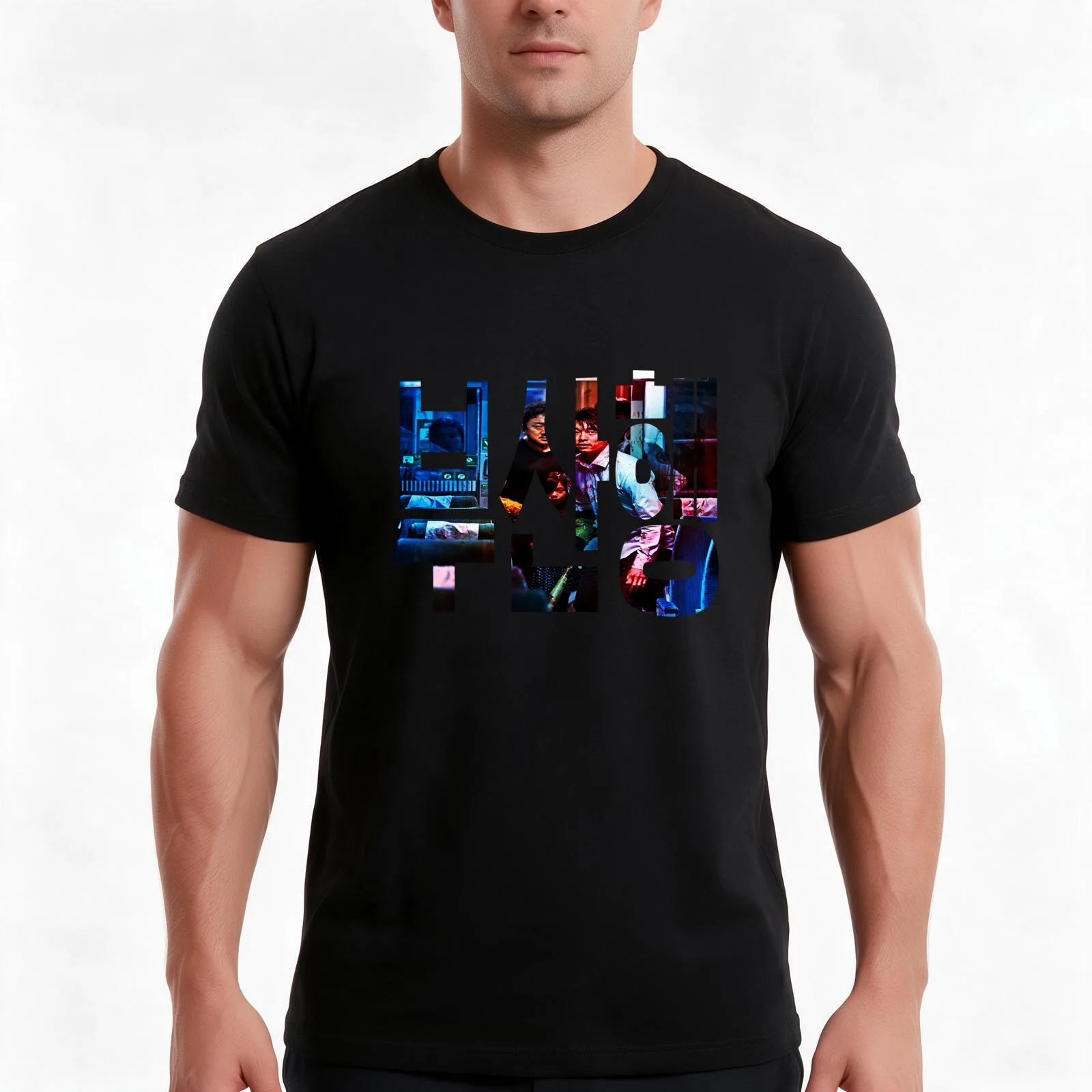 Train to Busan T-Shirt Summer Casual Cotton Tee Oversized Streetwear Tops Vintage Graphic Print Loose Fit Short Sleeve