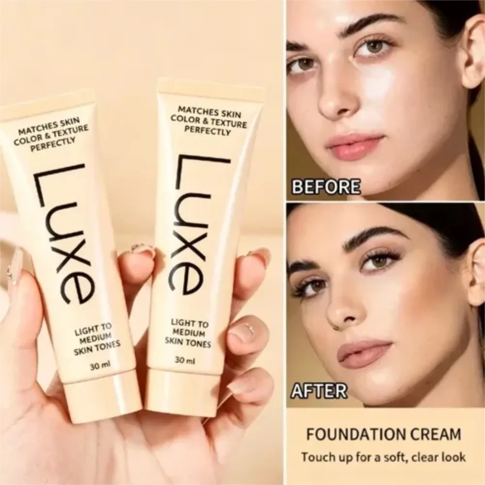 Luxe Magic Color Changing Foundation Adaptive Skin Tone Shade Lightweight Non‑Cakey Hydrating Coverage Foundation Makeup