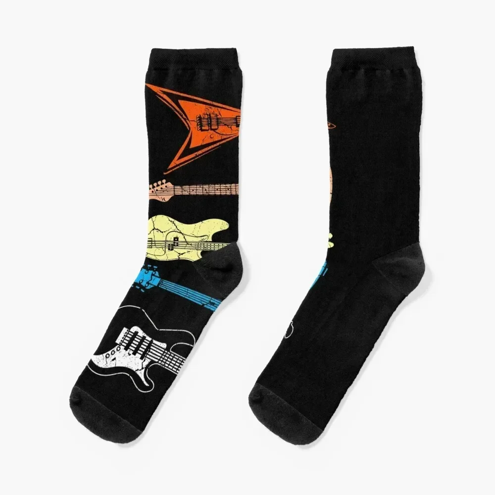 

Guitar Guitar Guitarist Landscape Gift Idea Socks Argentina kids Novelties hip hop Boy Socks Women's