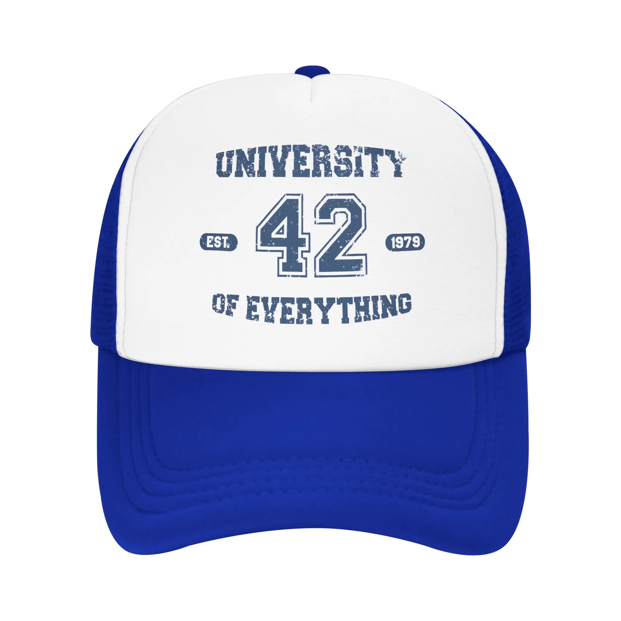 Summer Outdoor dont panic 42 The Answer To Life Douglas Adams  Mesh Baseball Caps Adjustable Foam Trucker Hats For Casual Wear