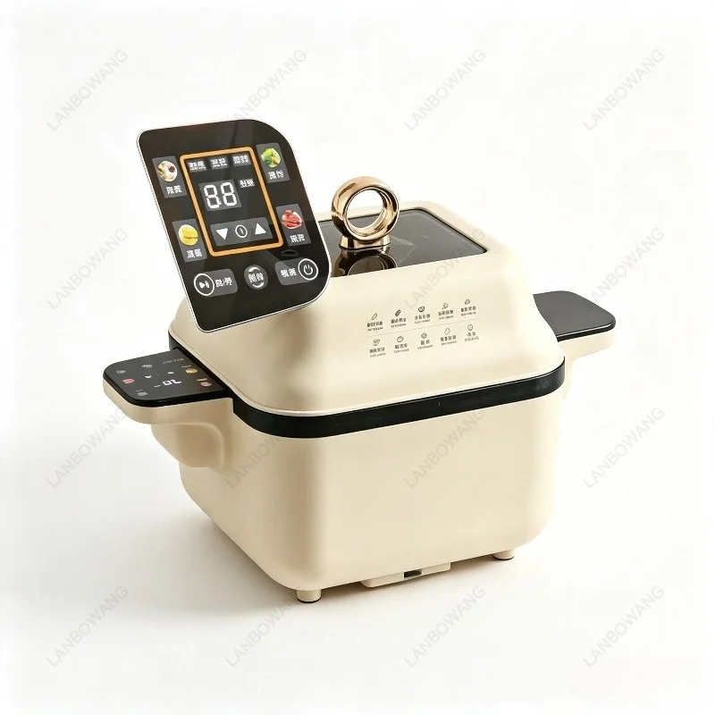 Intelligent Automatic Stir‑Frying Robot,Auto Rotation Smart Kitchen Cooking Machine,For Home Commercial Kitchen Food Cooking Use