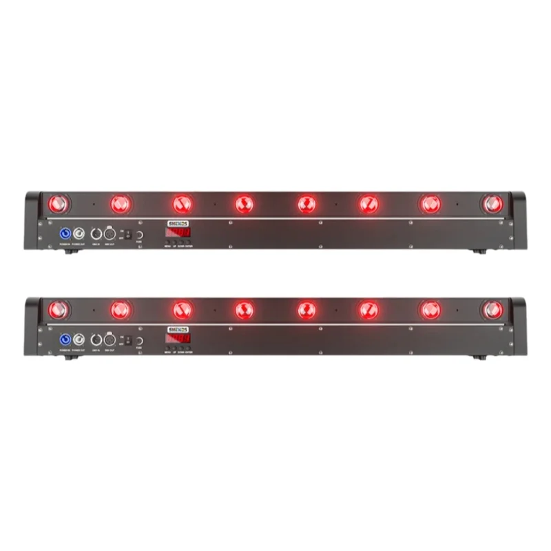 SHEHDS Neue LED 8x12W Bar Beam Moving Head Light RGBW, perfekt für mobile DJs, Disco-Partys, Nachtclubs, Tanzveranstaltungen und verschiedene Orte.
