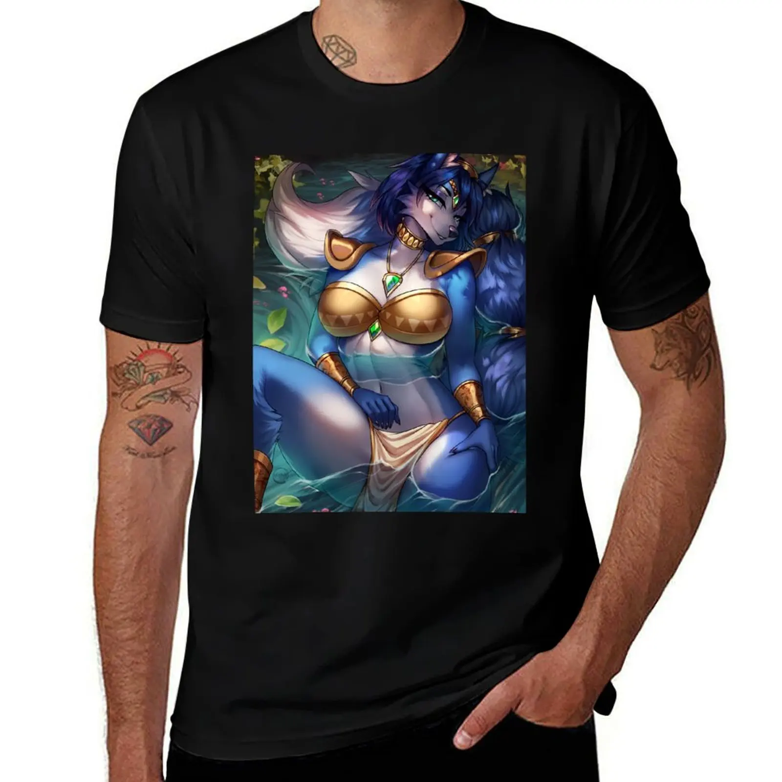 

Krystal from Star Fox [SFW] T-Shirt oversizeds cotton graphic tees funny t shirts for men