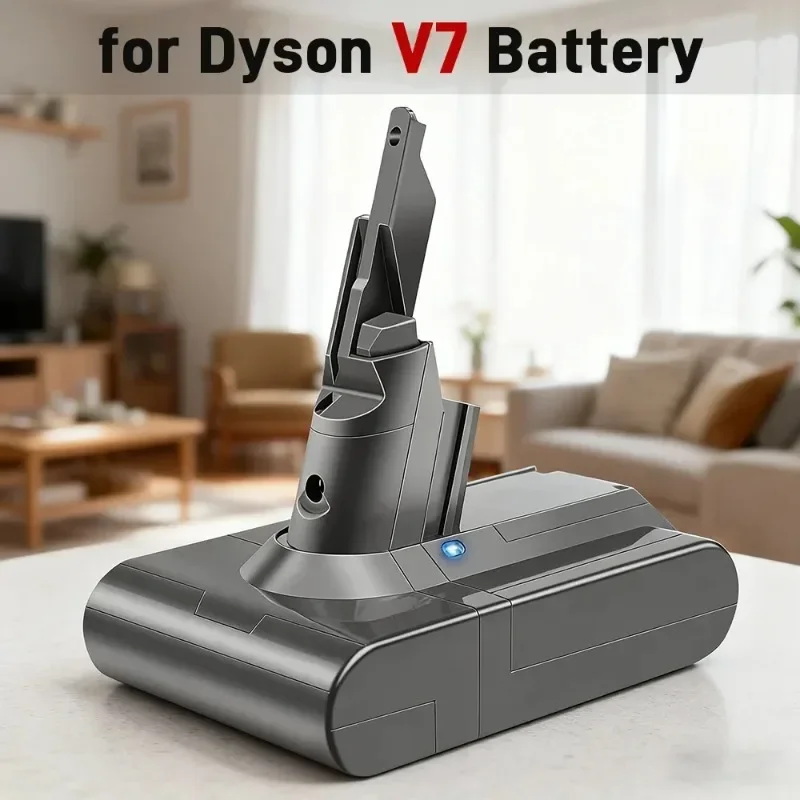 25.2V 8000mAh V7 Battery Replacement for Dyson V7 SV11 Motorhead Animal Trigger Absolute Mattress Allergy Cordless Vacuum