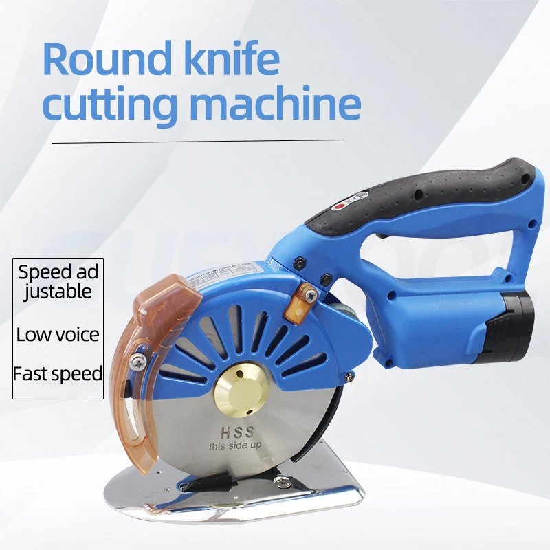 

Cutting Machine Electric Circular Knife Electric Scissors Adjustable Speed Manual Push Cutting Automatic Cloth Cutting Machine