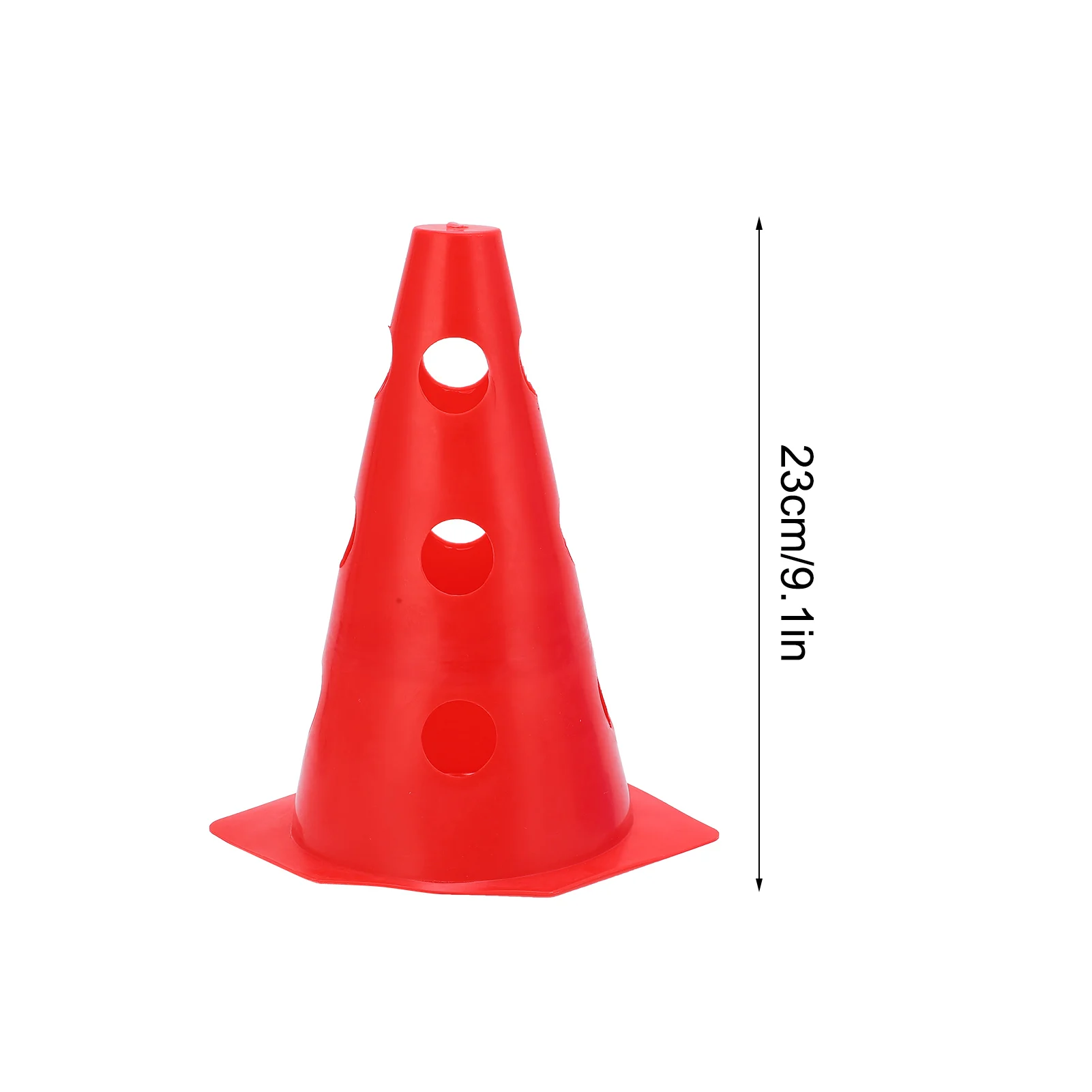 Kerucut Latihan Sepak Bola 23CM/9.1IN Multiwarna Portabel Tahan Lama Warna Cerah Berkualitas Tinggi Penanda Skating Kerucut Latihan Bola Basket