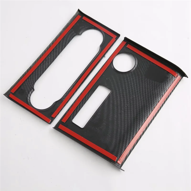 

Center Console AC Switch Cover Center Console Panel Trim Interior Carbon Fiber For Toyota Veloz 2022-2024