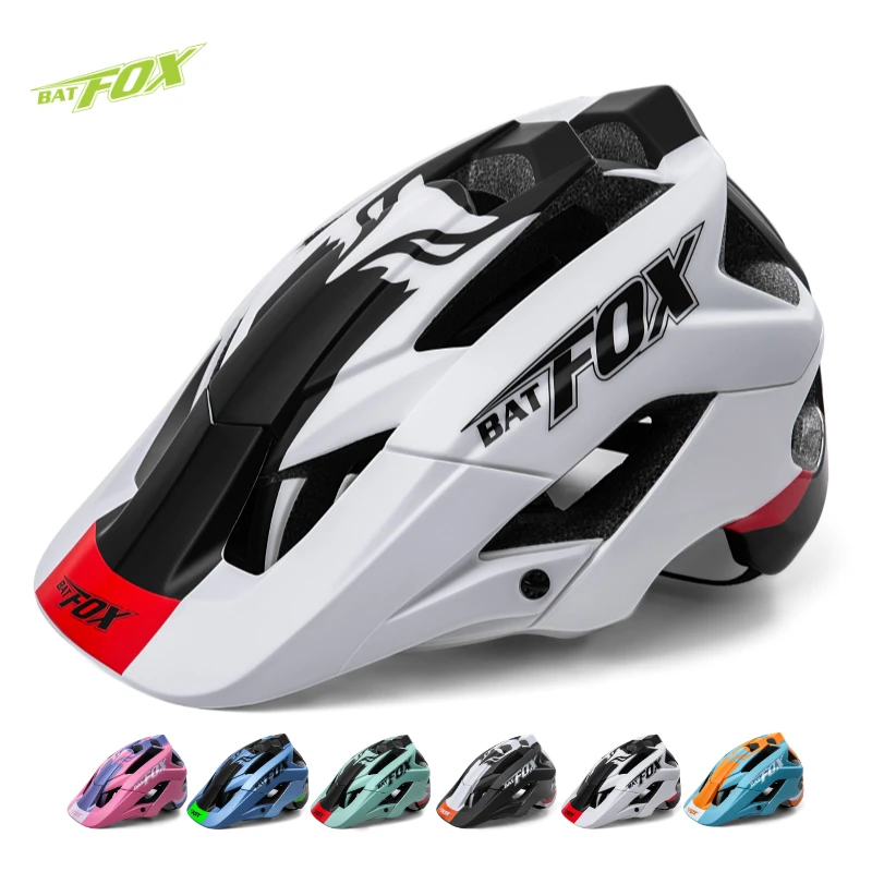 BATFOX New Bike Helmet Men Women Anti-collision Ultralight Breathable Road Mountain Riding Cycling Safety Cap MTB Bicycle helmet