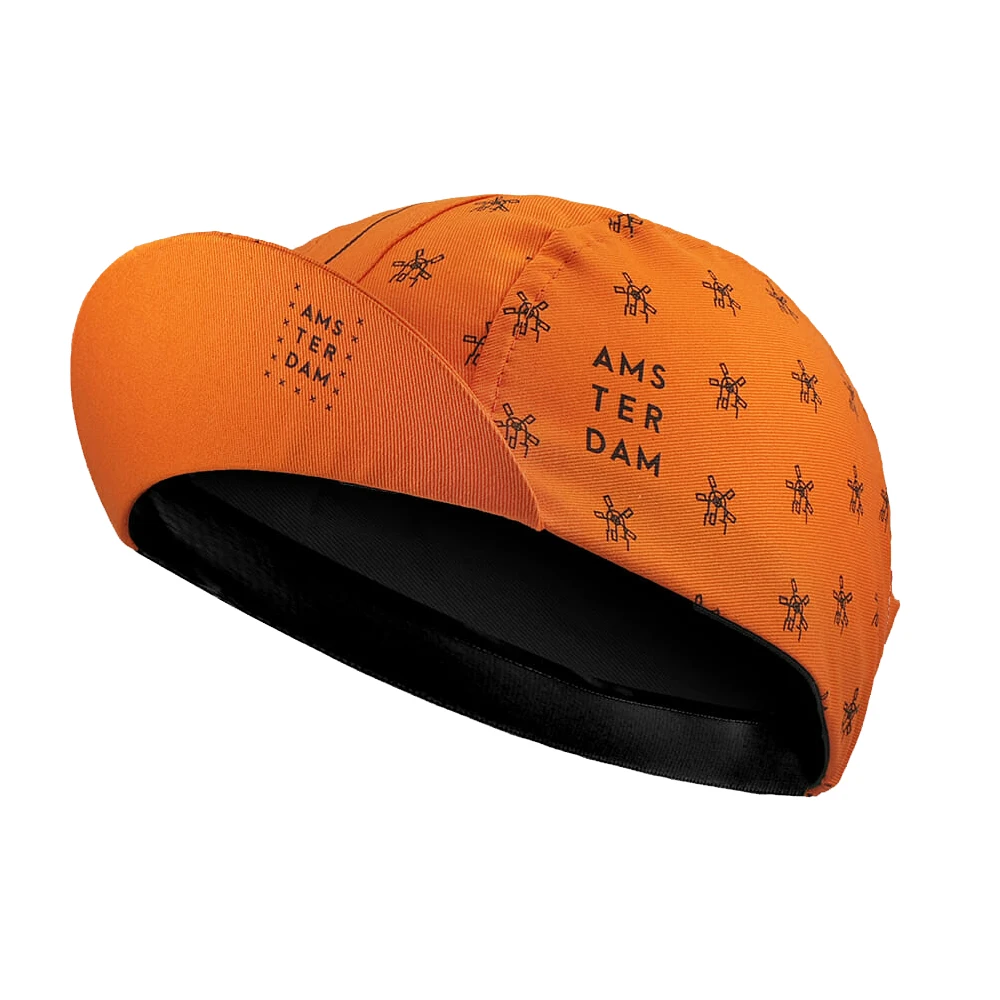 Happy Cycling Hat In White Orange Color Cycling Hat Cap Cycling Cap For Women Breathable Comfortable And Durable