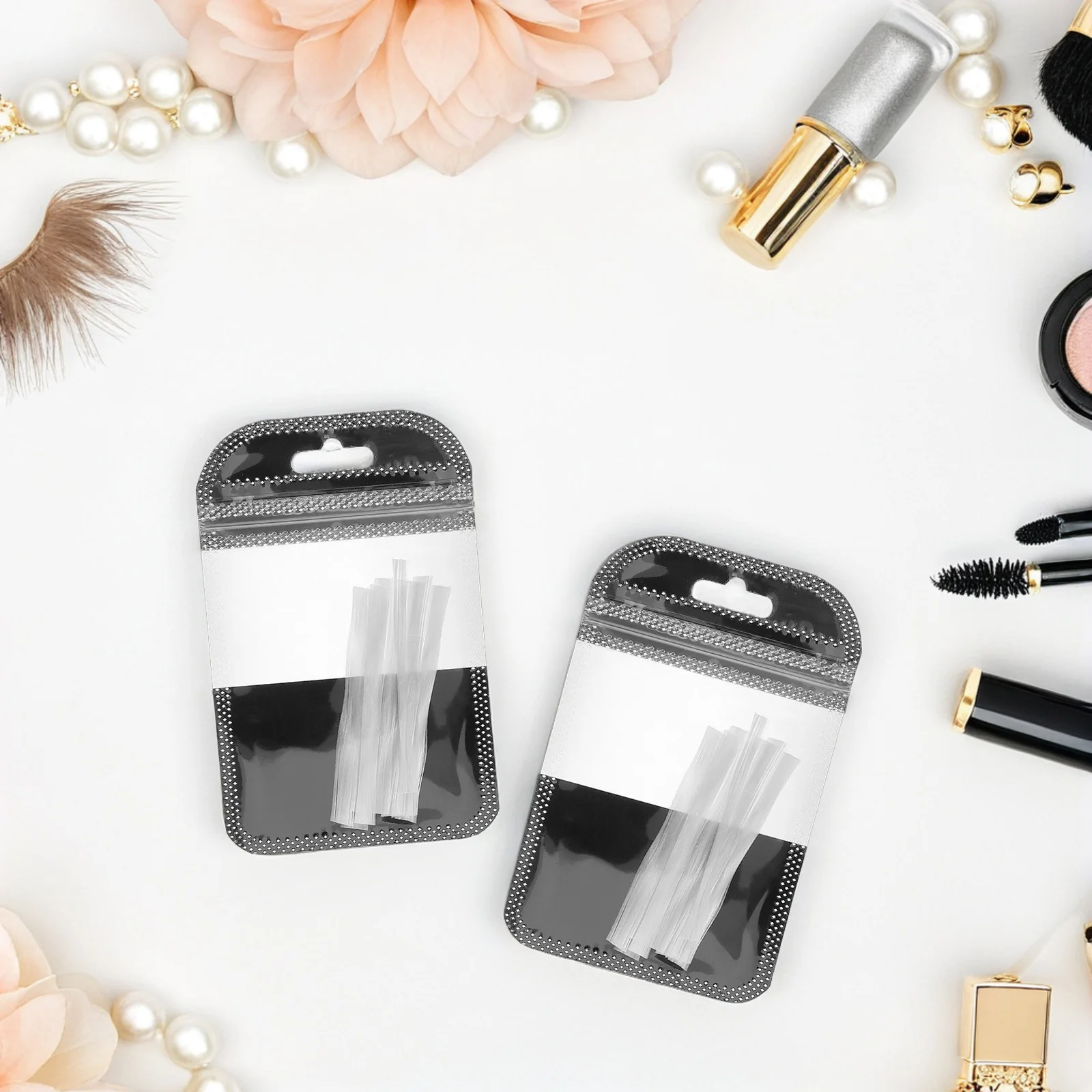 10 عبوات من ألياف تمديد الأظافر البيضاء ذات المظهر الطبيعي، مواد تمديد آمنة للاستخدام المنزلي والصالونات، إكسسوارات فن الأظافر