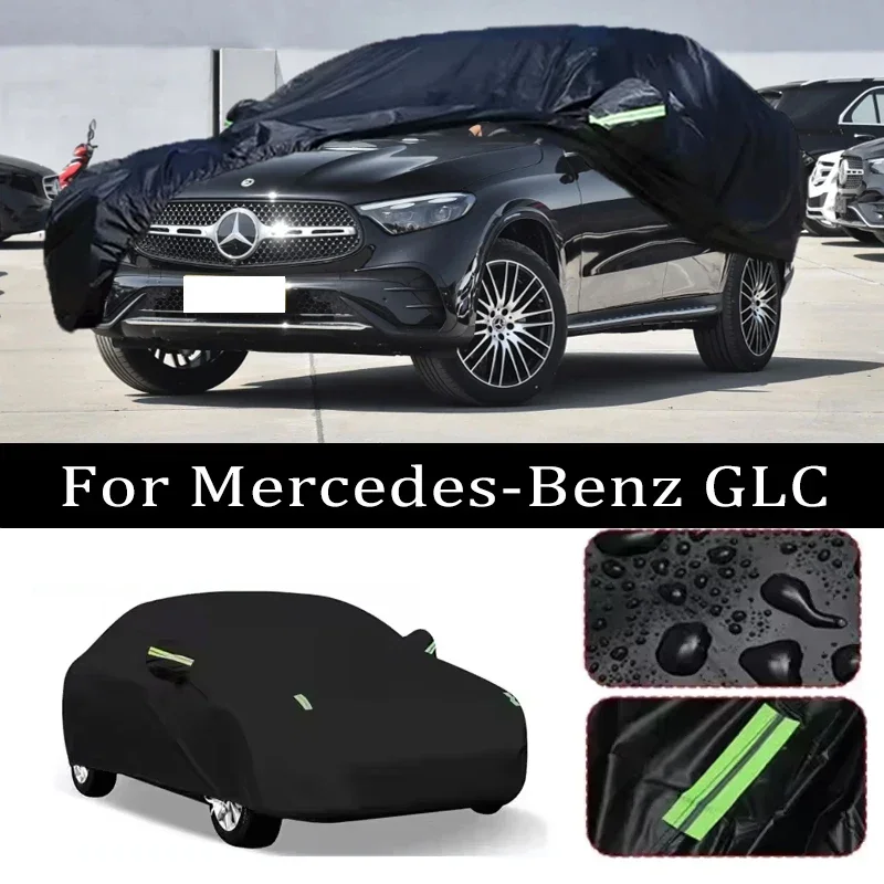 

For Mercedes-Benz GLC Car Covers Outdoor Waterproof Dustproof Sun Rain Snow Protection Thick Oxford Cloth Full Car Accessories