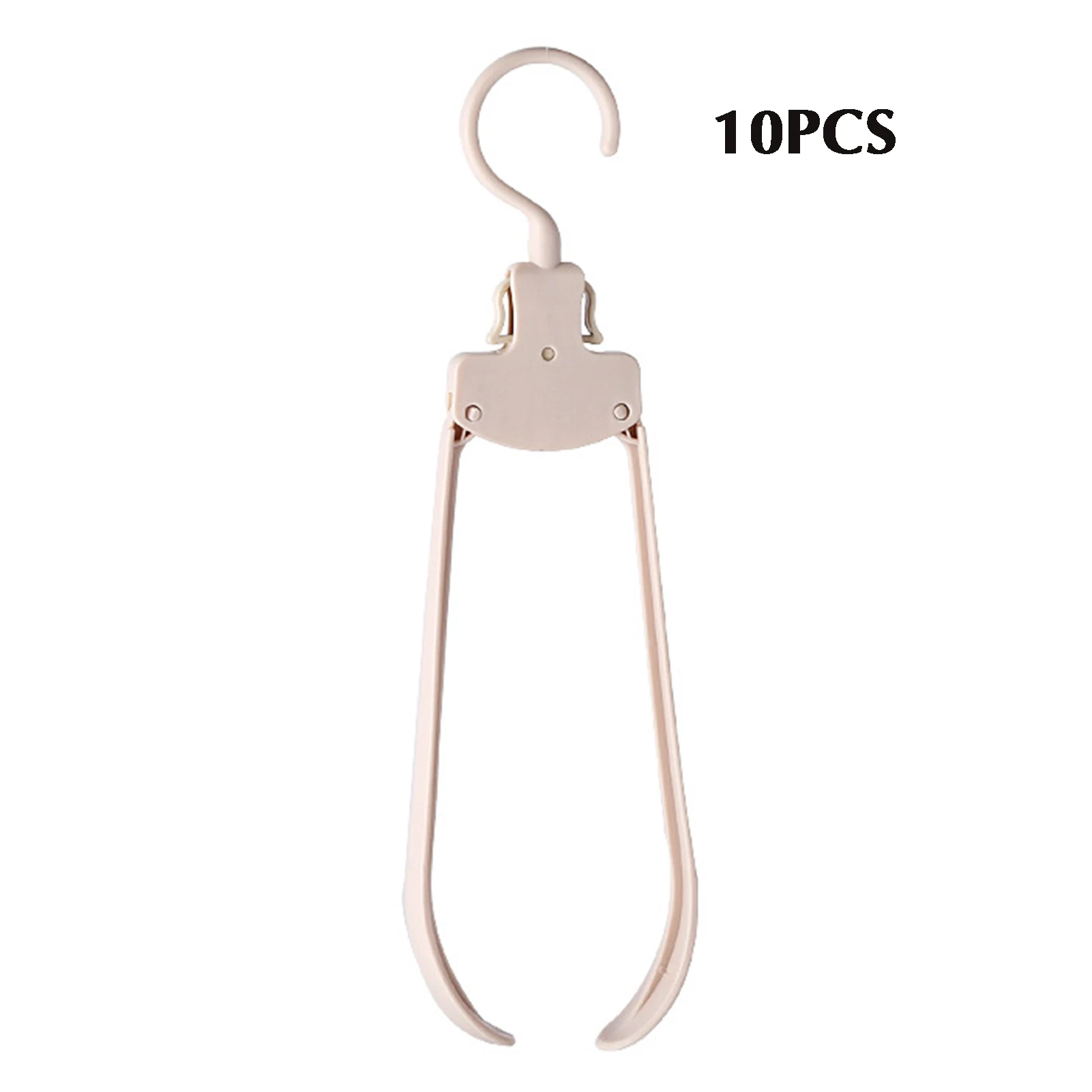 Clip e Drip Cabides, Locatário Amigável Cabides Dobráveis para Chapéus Cachecóis Calças Luvas, 10Pcs
