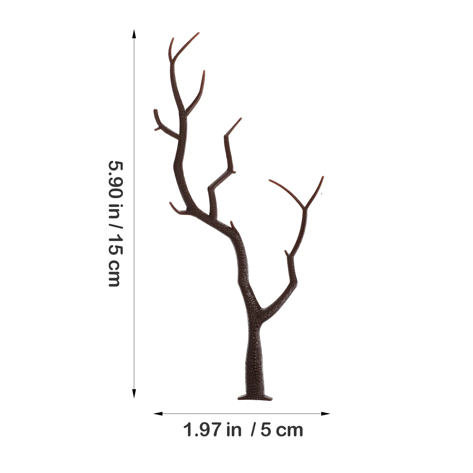 Bâtons de bûches pour bricolage, mini bois de renne, branches d'arbre séchées, brindilles, tige artificielle, ouvertement sec, bureau, 10 pièces