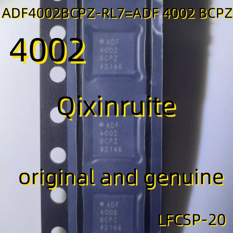 Qixinruite Brand new original ADF4002BCPZ-RL7=ADF 4002 BCPZ LFCSP-20 clock generator frequency synthesizer chip