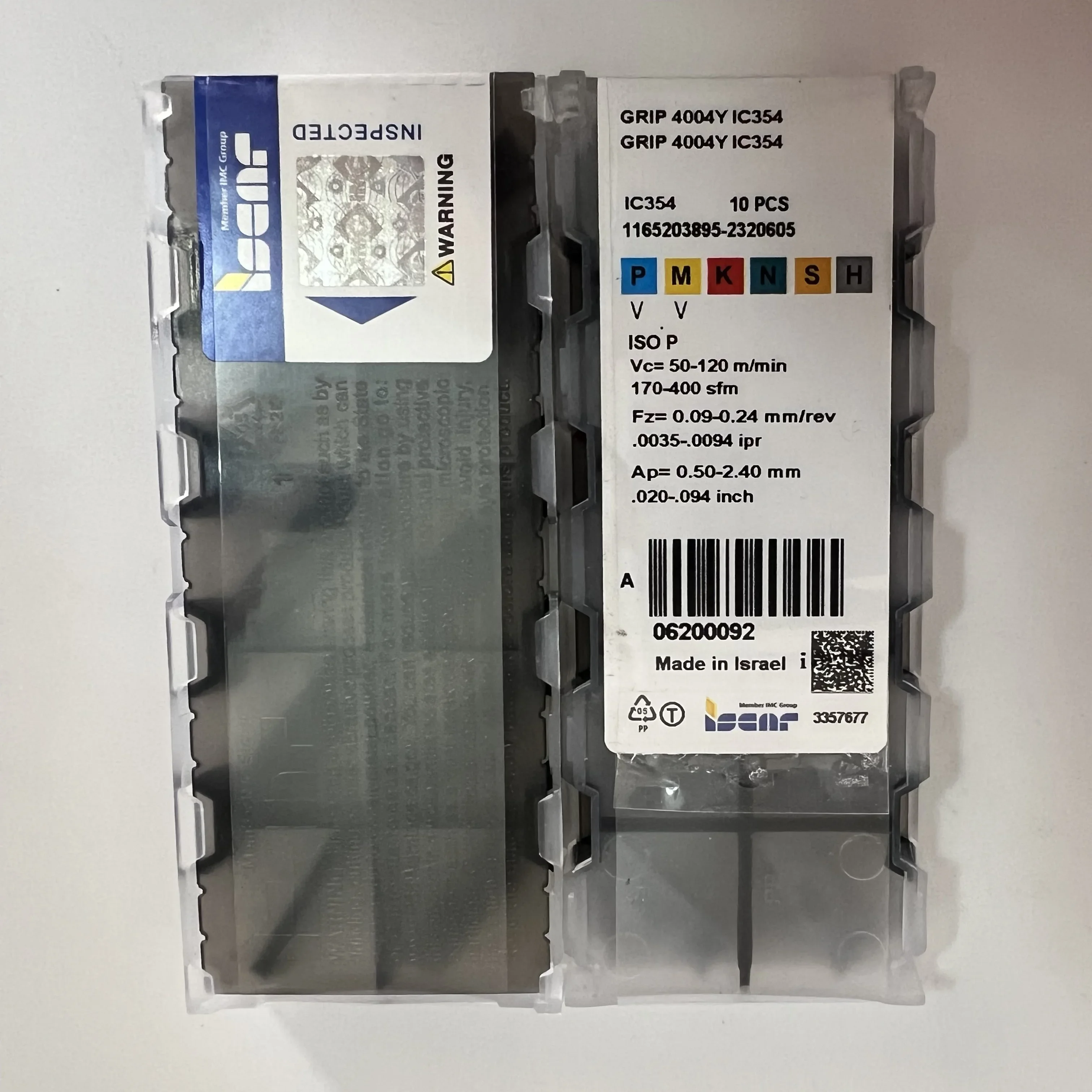 GRIP4004Y IC354 CNC Blade