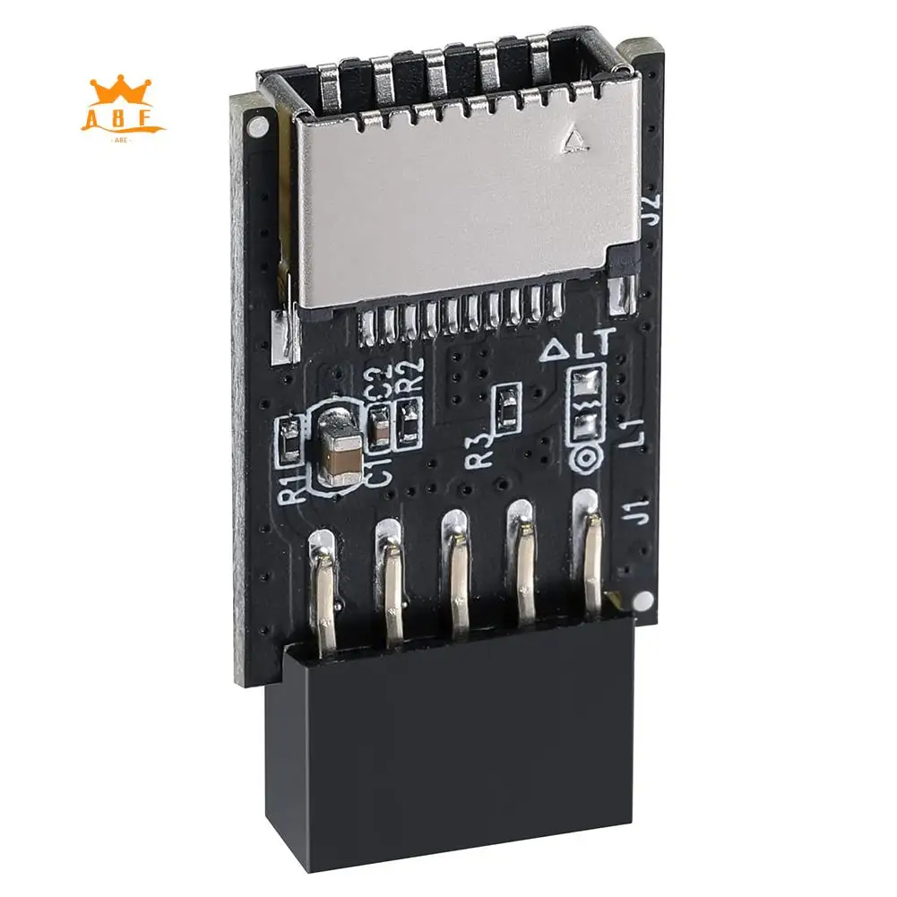

A08E-USB 2.0 Front Panel Header USB 9Pin To USB 2.0 Type-E Internal Adapter Motherboard Plug Adapter