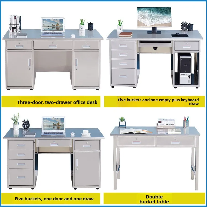 YJQ stainless steel desk factory dust-free purification workshop console laboratory single-seat computer desk