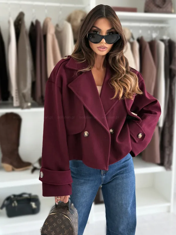 Women Jackets New Casual Long Sleeve Women Jacket Autumn Winter Unique Notched Collar Jacket Coat Women Jaqueta Feminina Q6598