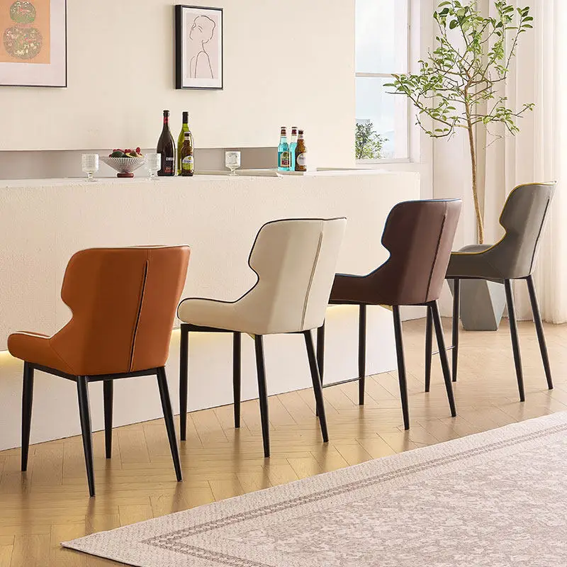 

Customized Heightened Dining Chair Sitting High, Light Luxury Household High Stool, Island Counter, Bar, Backrest Chair