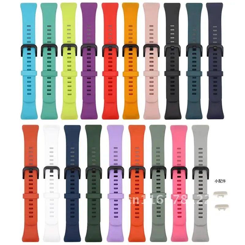 

2022 Silicone Strap For Huawei Honor Band 6 Smart Watch Wristband Replacement Solid Color For Huawei band 6 Fashion Watchstrap