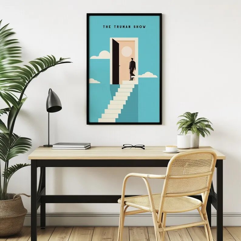 Minimalist Classic Movie Collection Casablanca Poster Aesthetics Vintage Poster Canvas Painting Wall Art Pictures Home Decor