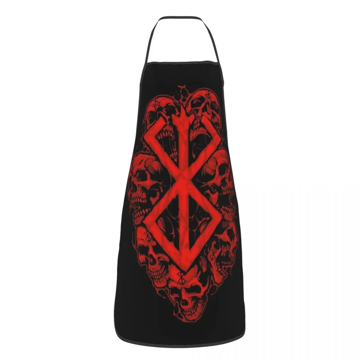 Berserk Sacrifice Mark Demon Sword And Magic Aprons Chef Cooking Tablier Sleeveless Bib Kitchen Cleaning Pinafore for Women Men
