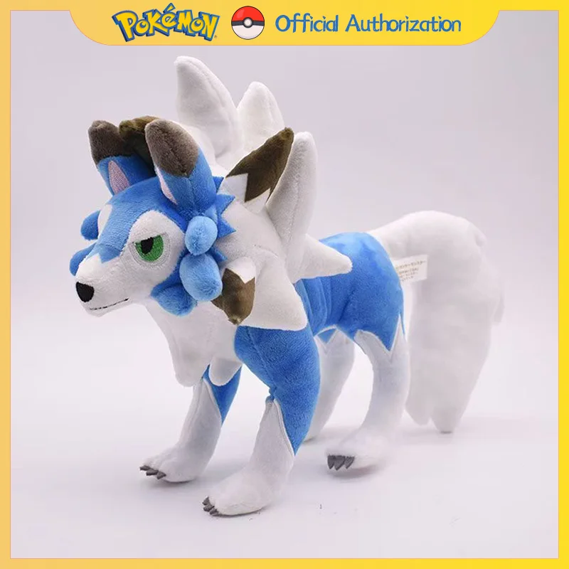 25CM Pokemon Lycanroc Plush Toy Cartoon Lougaroc Stuffed Doll Anime Wolwerock Souvenir Kawaii Pokémon Toys Birthday Gift