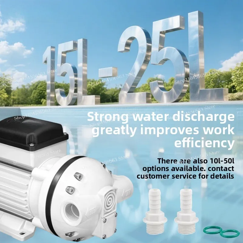 220V Acid & Alkali Resistant Self-priming Diaphragm Pump, Corrosion-proof Plastic Pump, for Hypochlorite Dosing