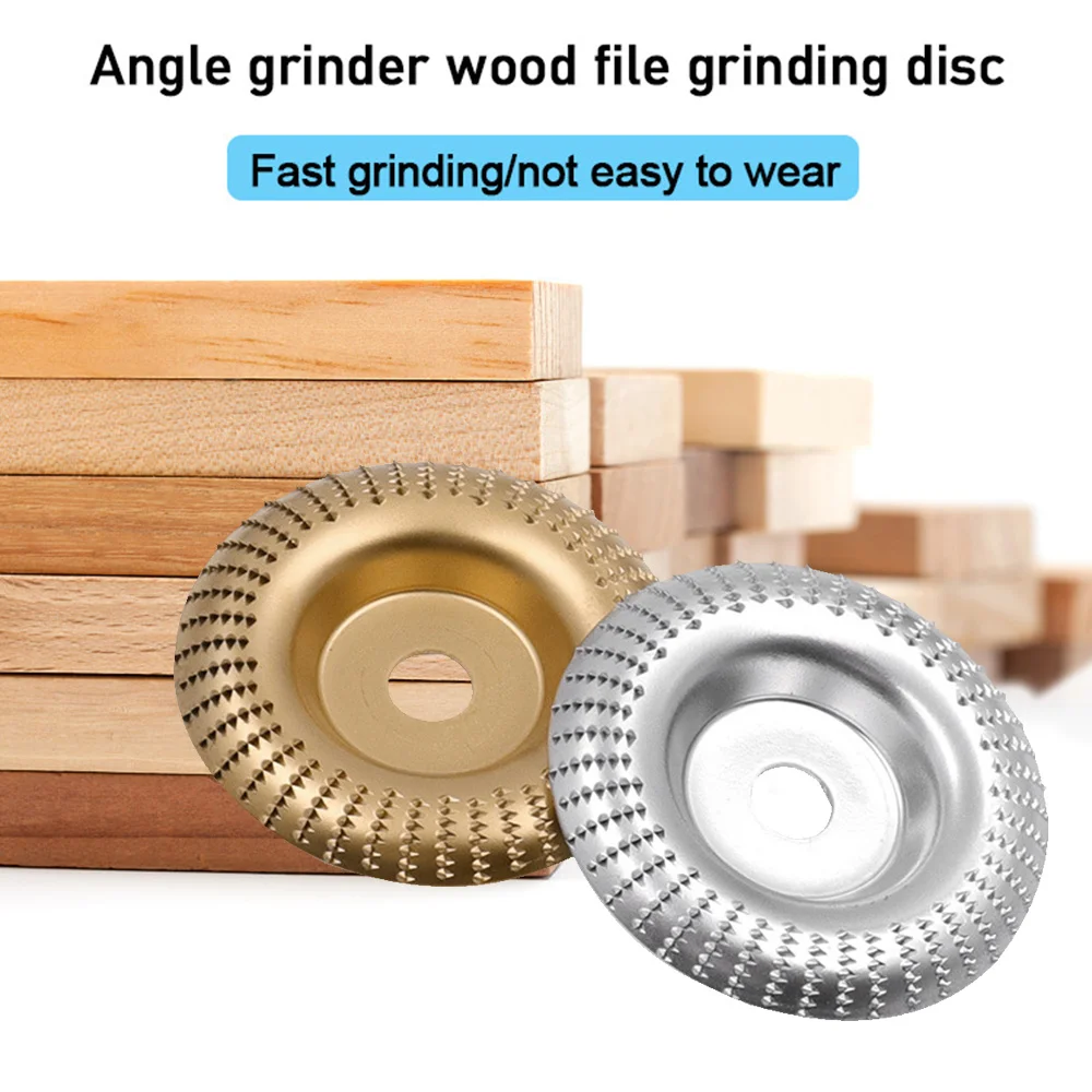 Angle Grinder Round Disc Polishing Wheel 22MM Bore Woodworking Shaping Sanding Stab Disc Wood Cutting