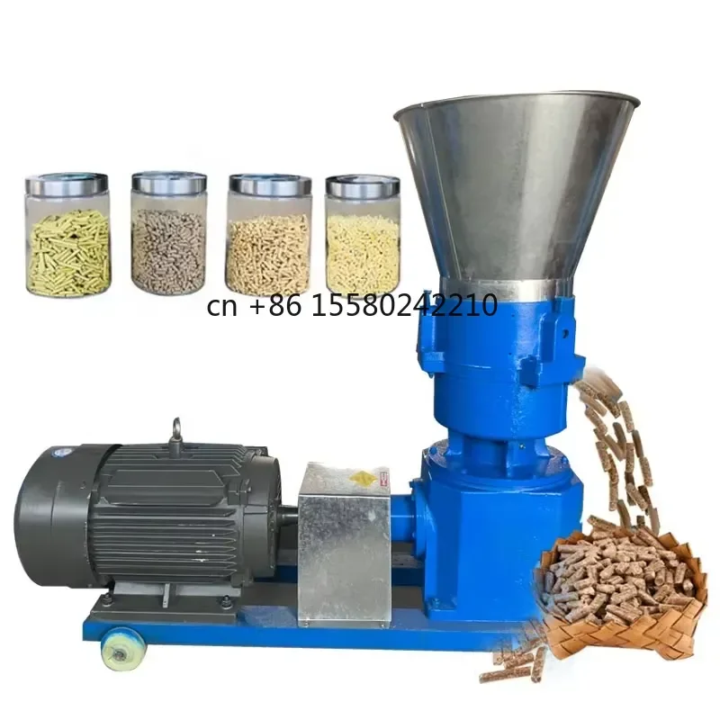 2026 hot for Runxiang Animal Feed Pelletizer Machine High Capacity 800kg/h 2-12mm Pellet Size 220V/380V 12-Month