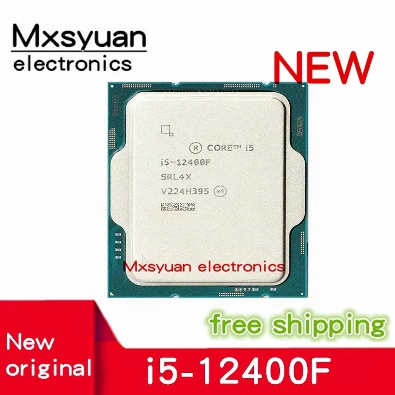 

1PCS/LOT New Intel Core i5-12400F New i5 12400F 2.5 GHz 6-Core 12-Thread CPU Processor 10NM L3=18M 65W LGA 1700