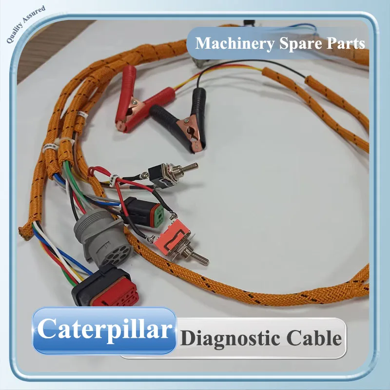 Excavator Diagnostic Cable Engine C6.4 C6.6 C7 C-9 C15 3126B Comprehensive Test Wiring Harness E320C 320D