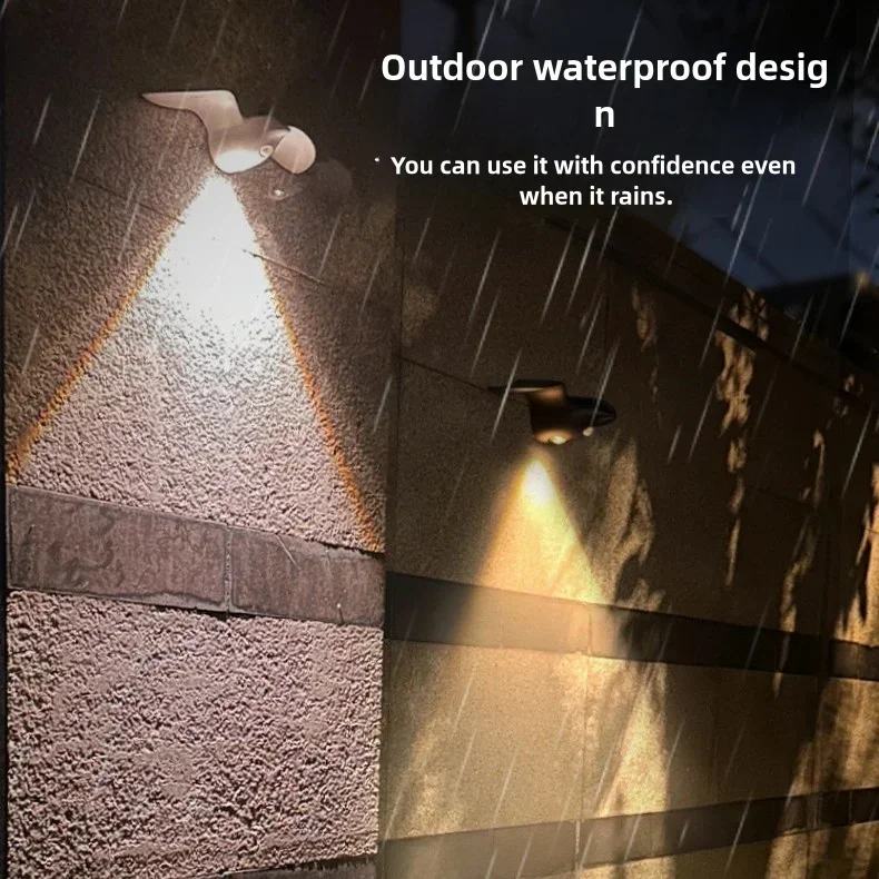 

Personalized Design Seagull Human Sensing Corridor Stairway Entrances Night Lights Outdoor Interior Decoration Wall Lights
