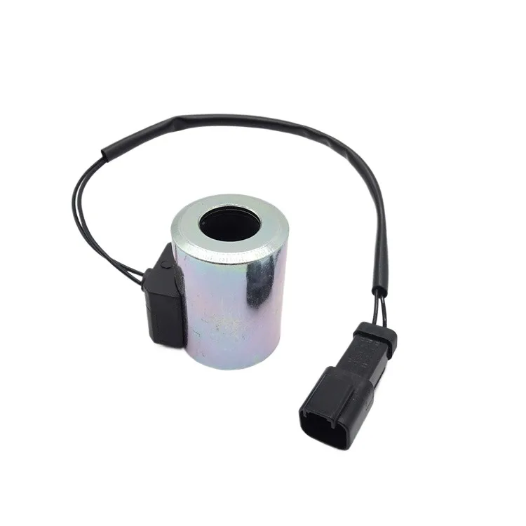 24V E330D E336D Hydraulic Directional Solenoid Valve Coil With Wire Loader Excavator