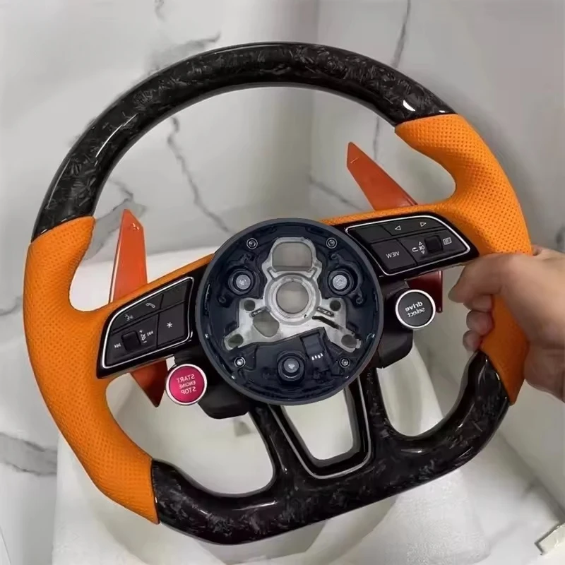 

Forged Carbon Fiber Steering Wheel (Car Accessories) A3/A4 B9/A5/S3-S7/RS3-RS7/B8/R8/TTS/TTRS/TT